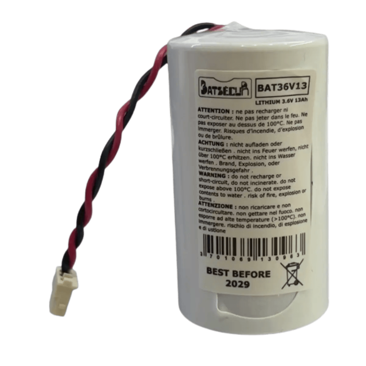 Pile 3.6V 13Ah BAT36V13 pour Alarme