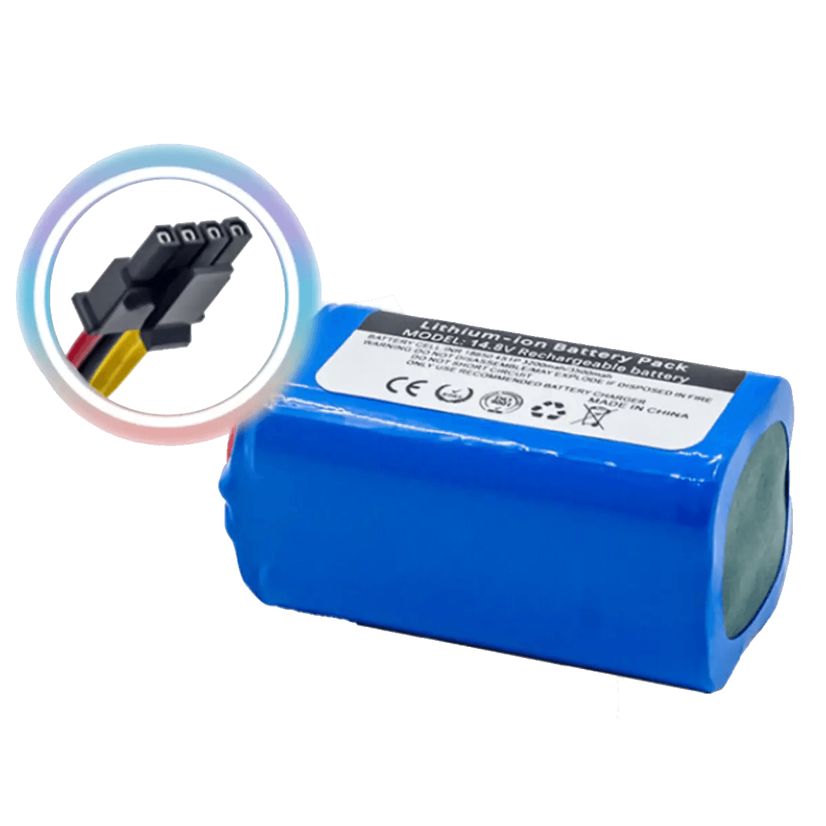 Batterie au lithium 14.8V 5000mAh pour aspirateur robot