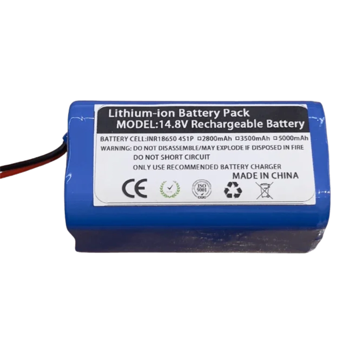Batterie Lithium 14.8V 14.4v 2600mAh 4S1P pour Aspirateur Robot