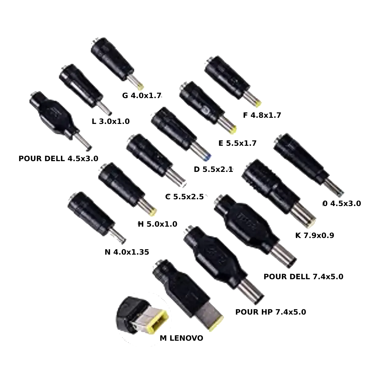 Batterie externe universelle pour PC 5 à 20V 50000mAH Accessoires Energie