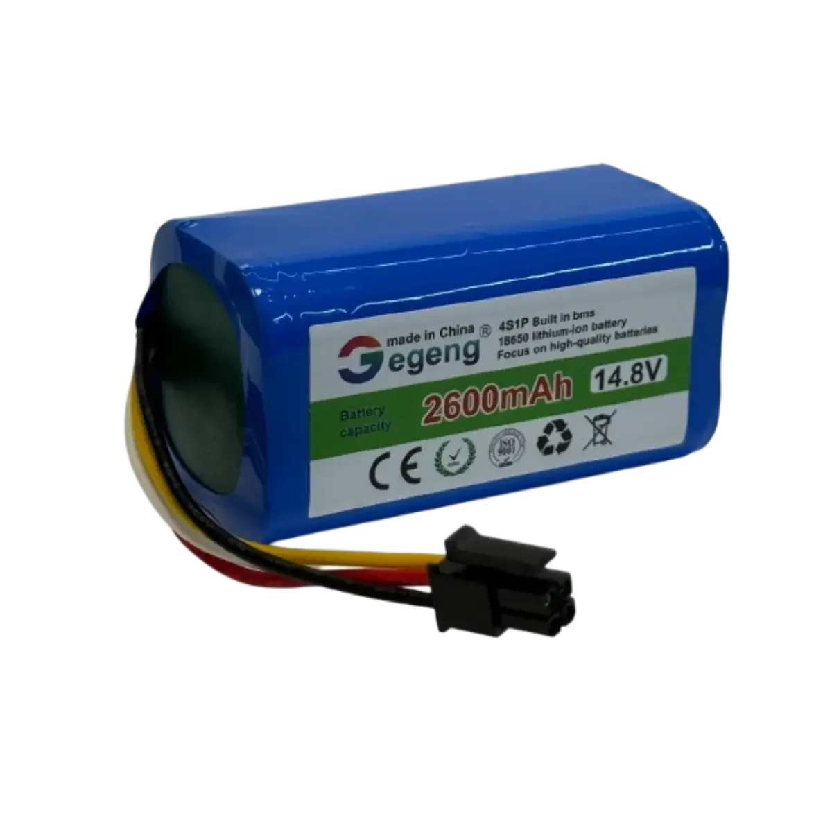 Batterie au lithium 14.8V 2600mAh pour aspirateur robot