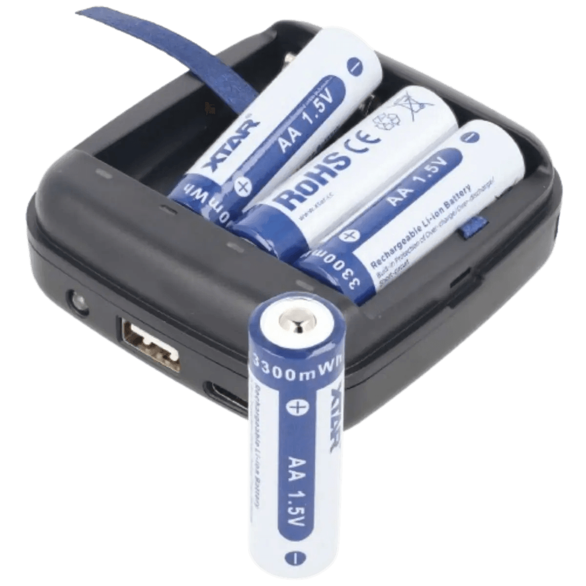 Chargeur BC4 de batterie AA/AAA li-ion- NiMh