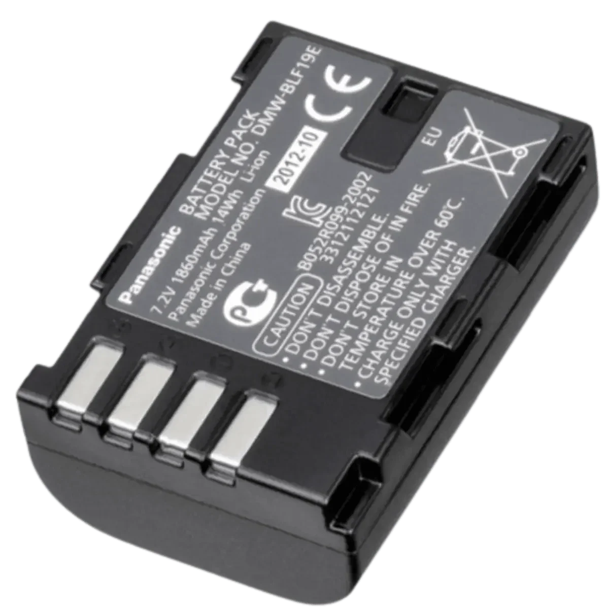 Batterie Panasonic DMW-BLF19 compatible 7.2V 1860mAh Li-ion