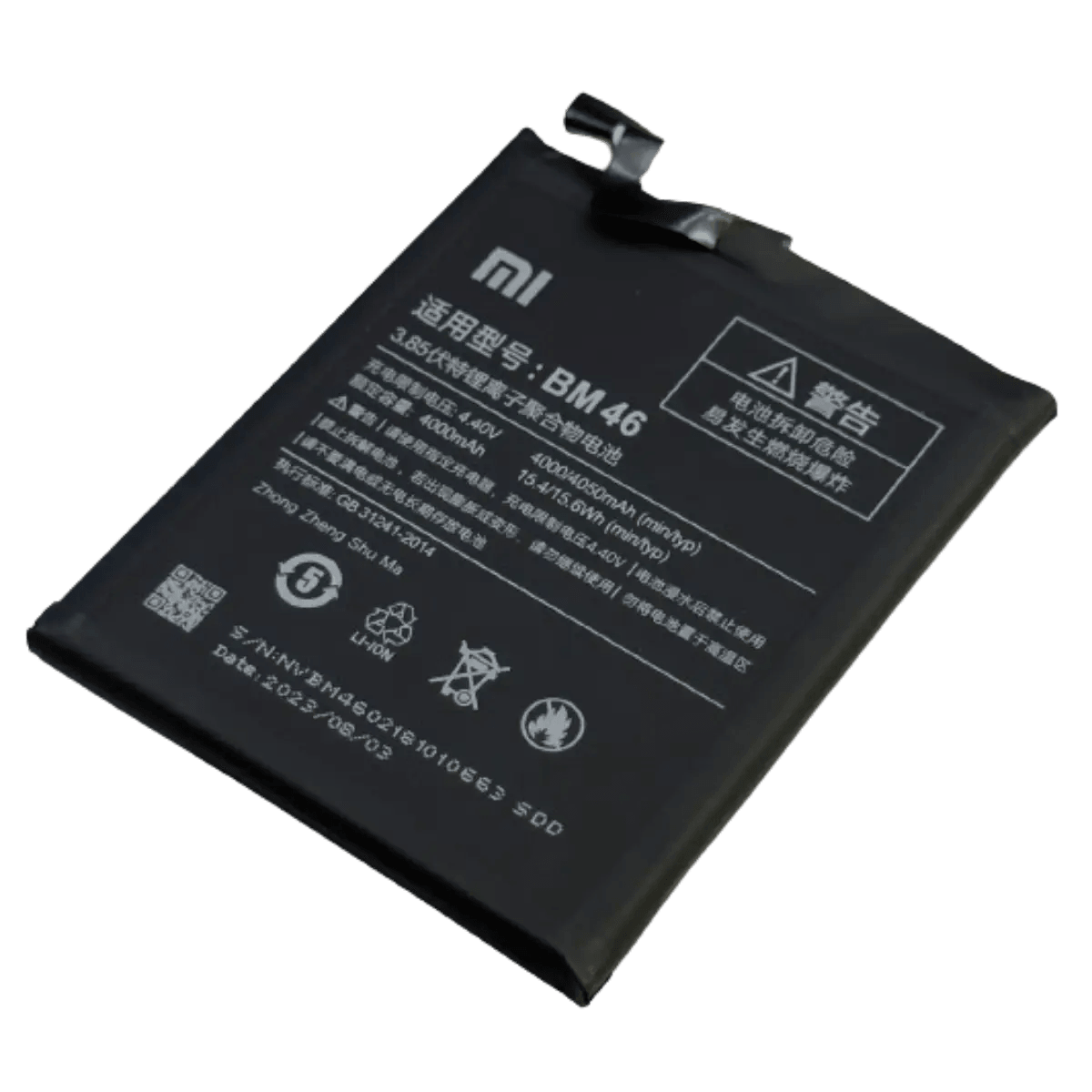 Batterie BM46 d'origine Pour Xiaomi Redmi Note 3