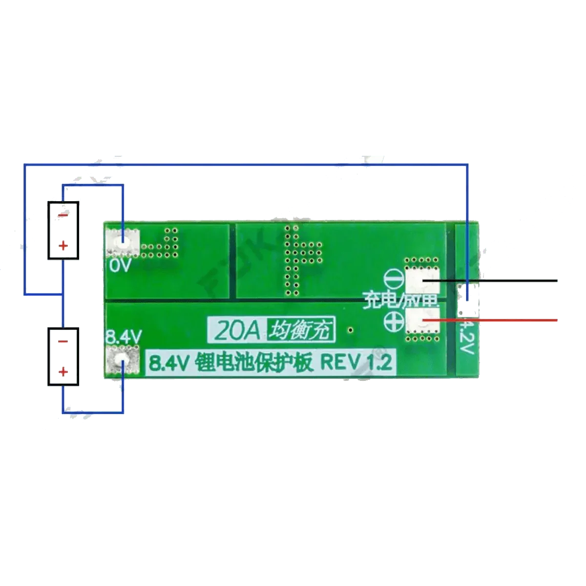 BMS2S7.4V20A-2 - Accessoires Energie