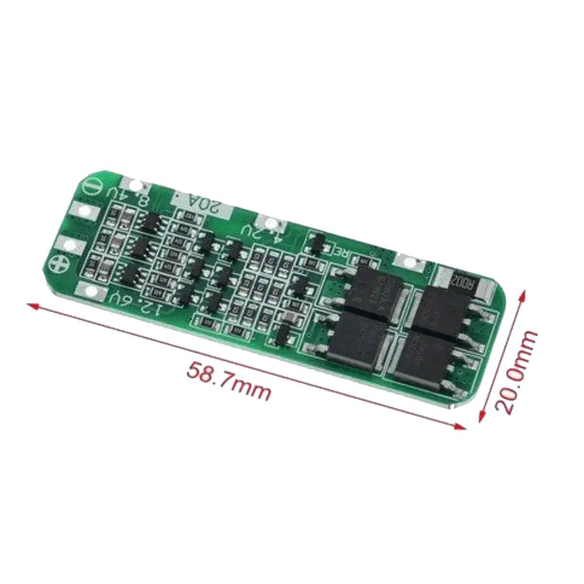 Protection BMS Li-Ion 3S - 11.1V 20A