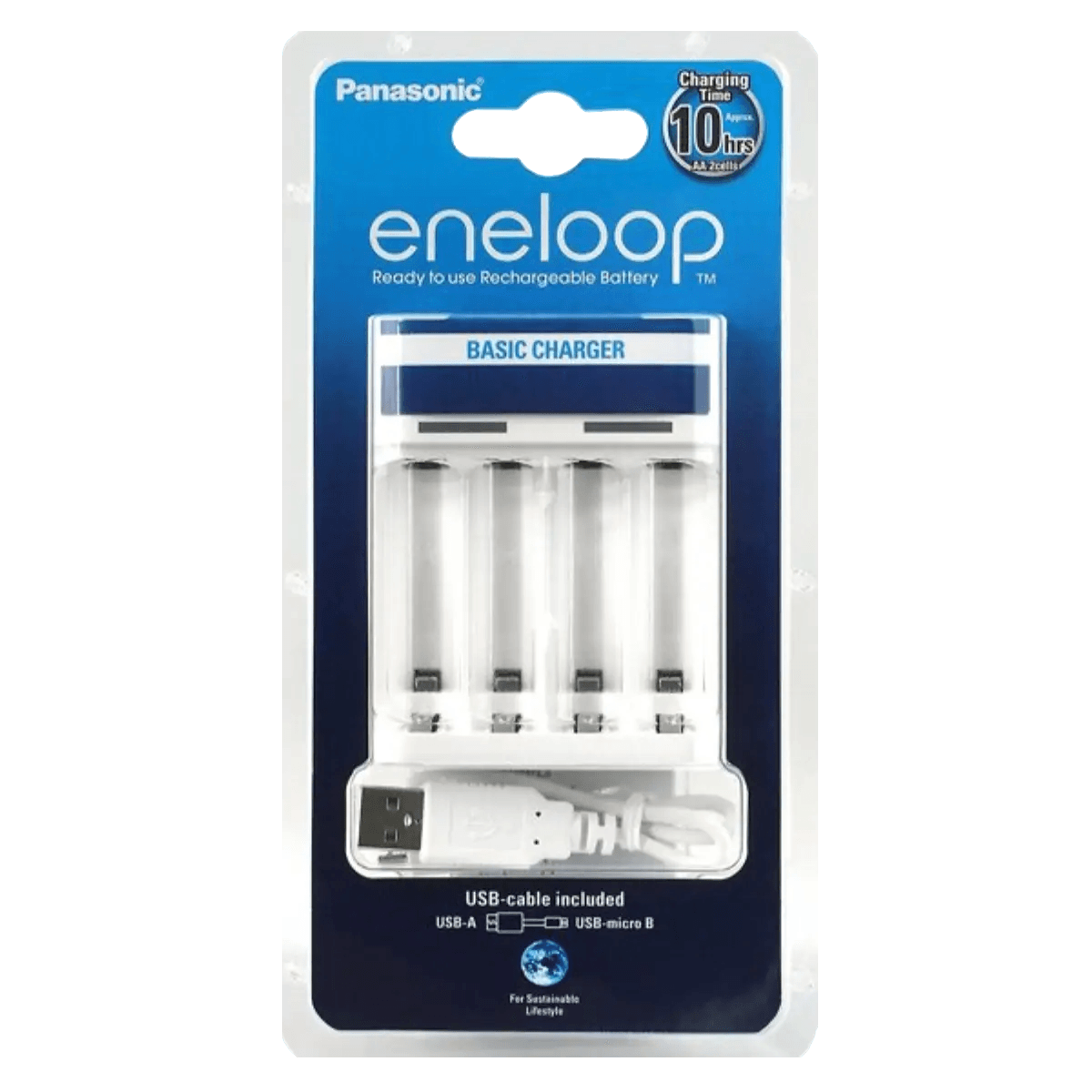 Chargeur Panasonic Eneloop BQ-CC61 USB