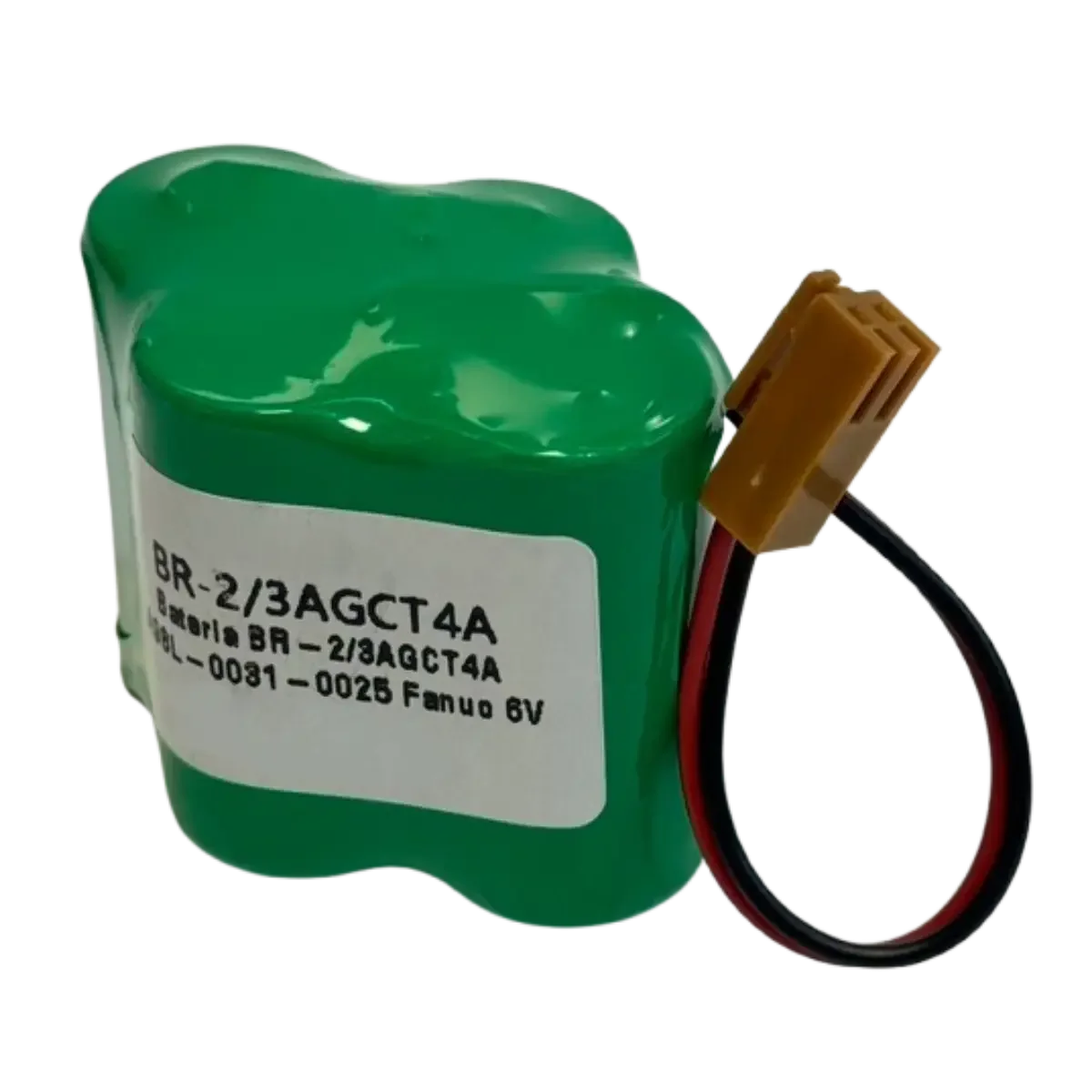 Batterie lithium BR-2/3AGCT4A 6V 2900mAh FANUC & Allen Bradley avec connecteur