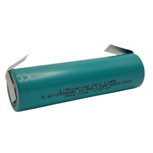 Batterie 18650 Li-ion 3.7v 3200mAh Languettes pour Montage