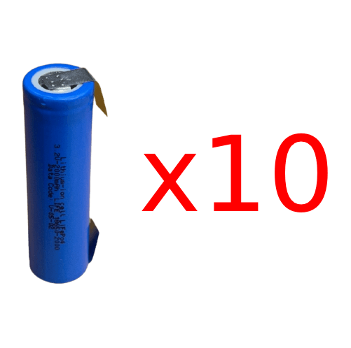 Batterie 18650 LiFEPO4 3.2v 2000mAh avec languettes Accessoires Energie
