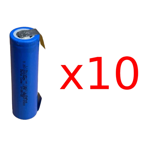 Batterie 18650 LiFEPO4 3.2v 2000mAh avec languettes Accessoires Energie