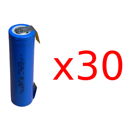 Batterie 18650 LiFEPO4 3.2v 2000mAh avec languettes Accessoires Energie
