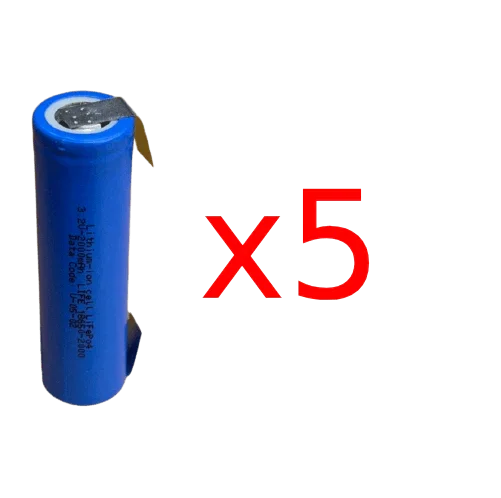 Batterie 18650 LiFEPO4 3.2v 2000mAh avec languettes Accessoires Energie