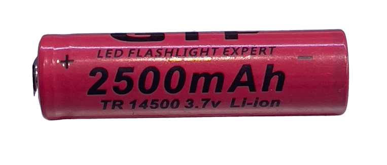 Batterie AA 3,7v Rechargeable Li-ion 14500 avec languettes à souder Accessoires Energie