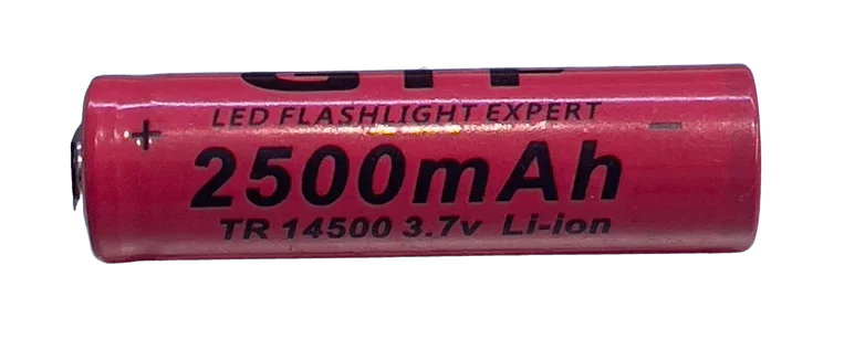 Batterie AA 3,7v Rechargeable Li-ion 14500 avec languettes à souder Accessoires Energie