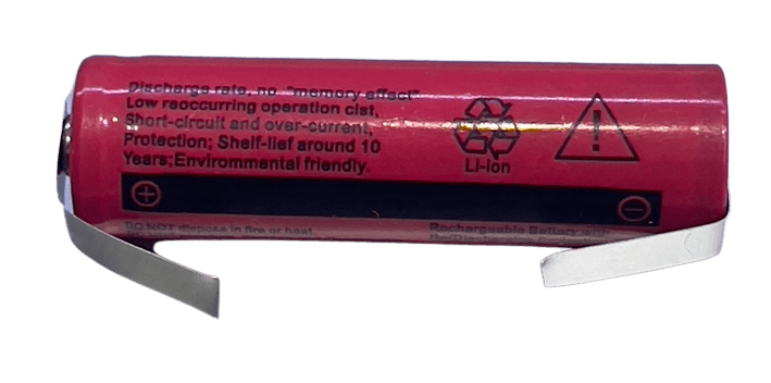 Batterie AA 3,7v Rechargeable Li-ion 14500 avec languettes à souder Accessoires Energie