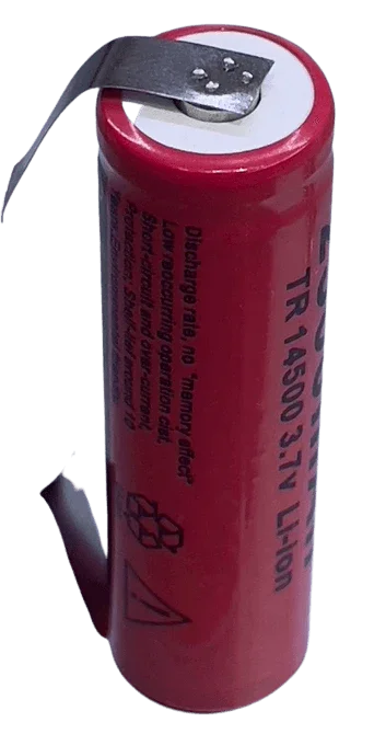 Batterie AA 3,7v Rechargeable Li-ion 14500 avec languettes à souder Accessoires Energie