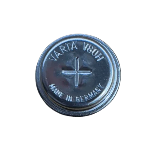 Accumulateur bouton V80H NiMH diamètre 15.5 mm hauteur 6 mm