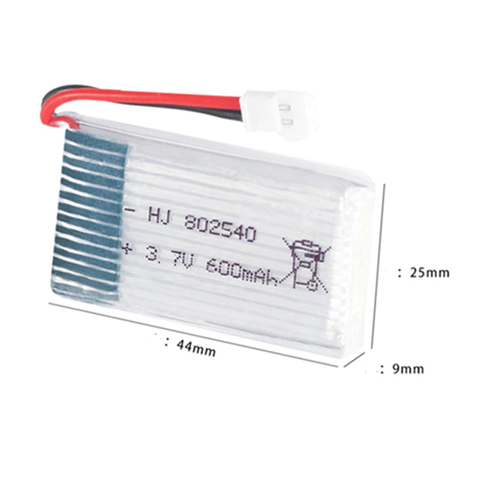 Batterie Li-Po 3.7V 660mAh pour Drone avec son chargeur Accessoires Energie