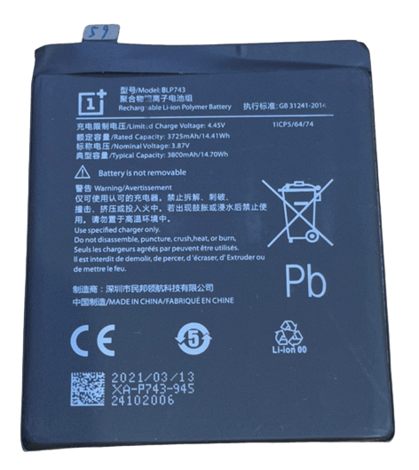 Batterie Originale pour Oneplus 7T Accessoires Energie