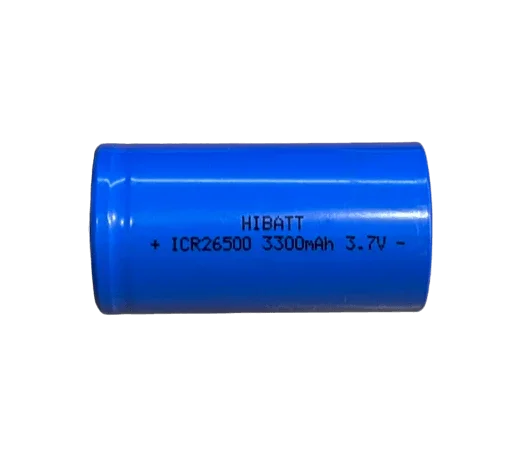 Batterie lithium 26500 3.7V 3300mAh avec pôle positif à plat Accessoires Energie