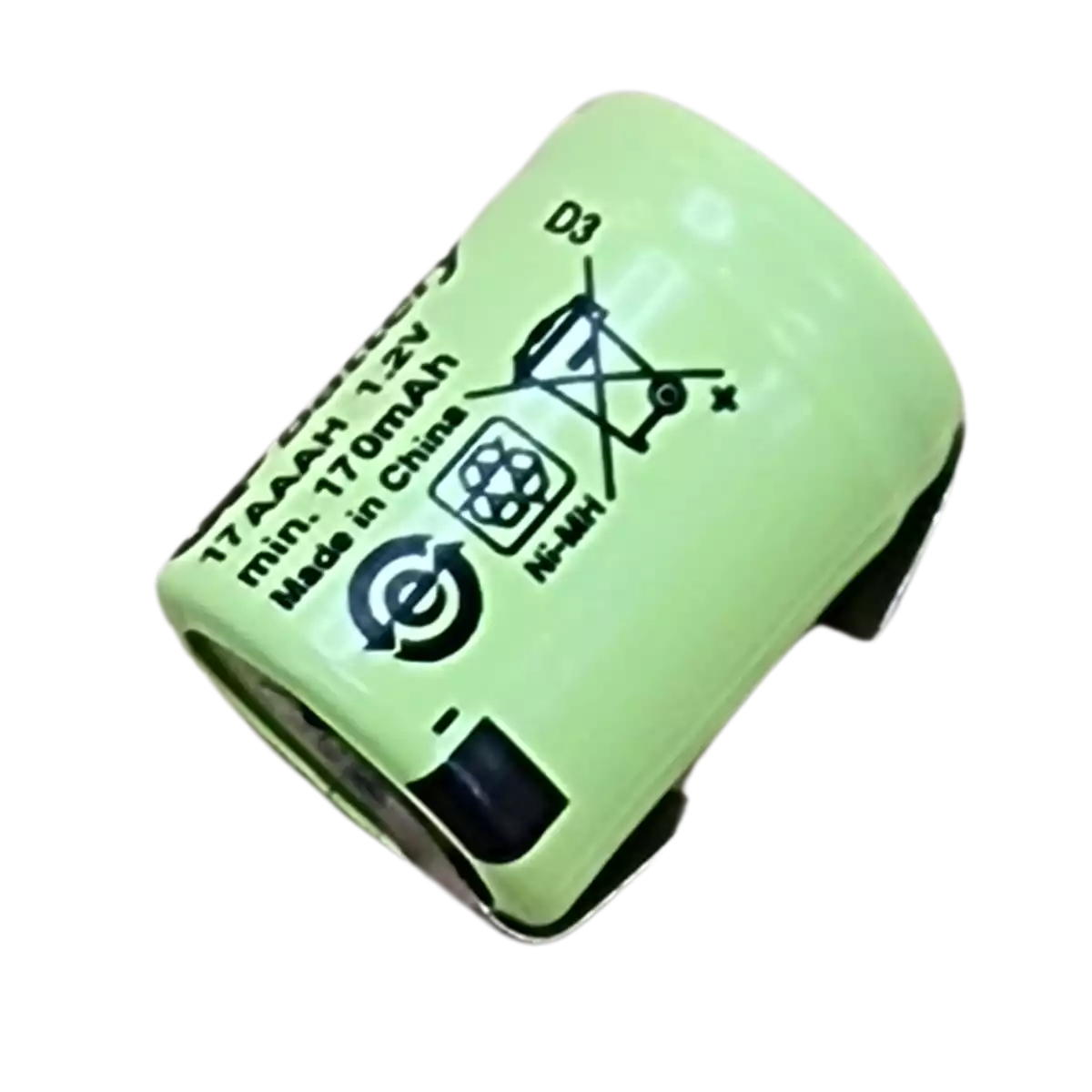 Batterie 1/3 AAA 1.2V avec pattes à souder