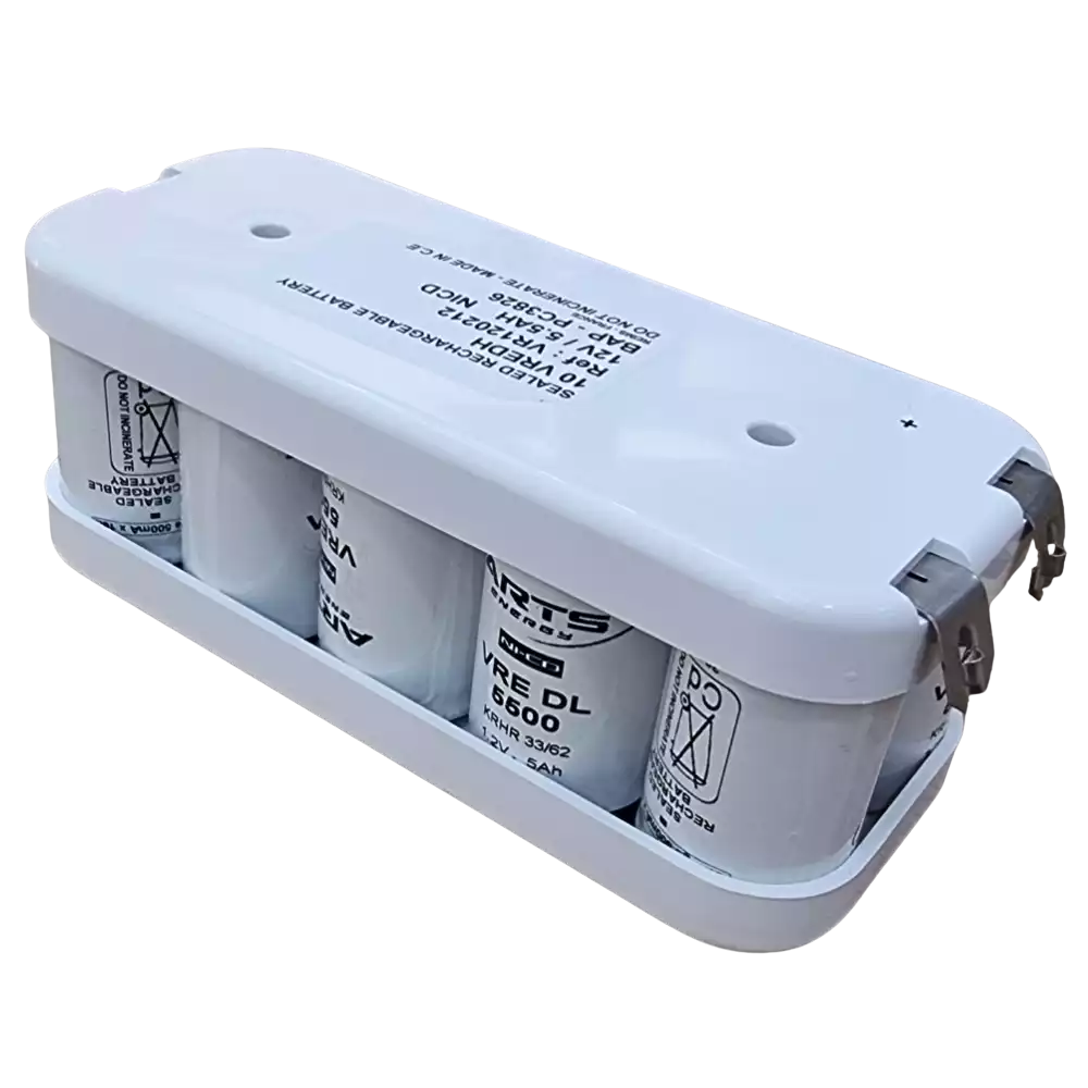 Batterie BAES NiCd 12V 5.5Ah sous flasques