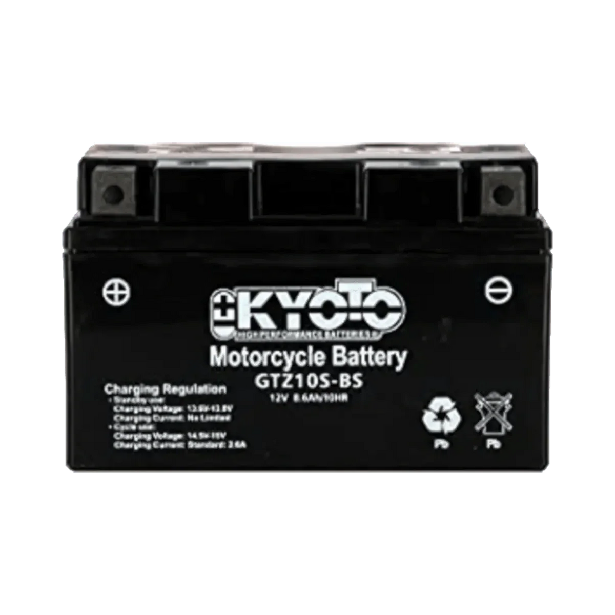 Batterie KYOTO GTZ10S-BS 12V 8.6Ah AGM prête à l’emploi