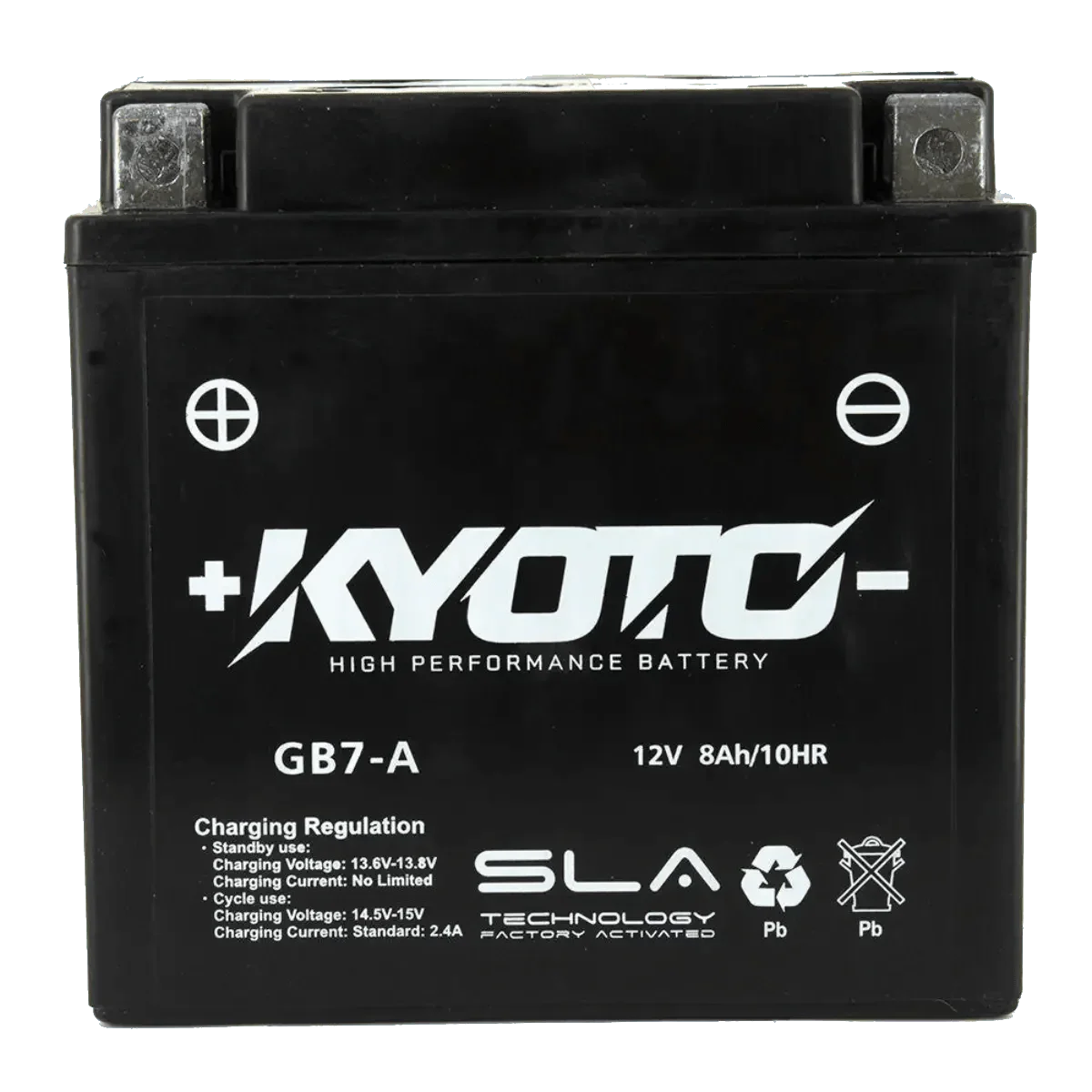 Batterie Moto KYOTO GB7-A 12V SLA – Sans Entretien Prête à l'Emploi