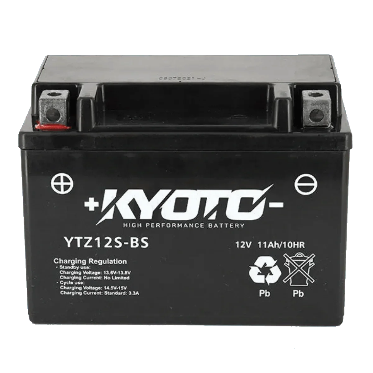 Étiquette batterie KYOTO GTZ12S-BS 12V 11Ah 210A CCA