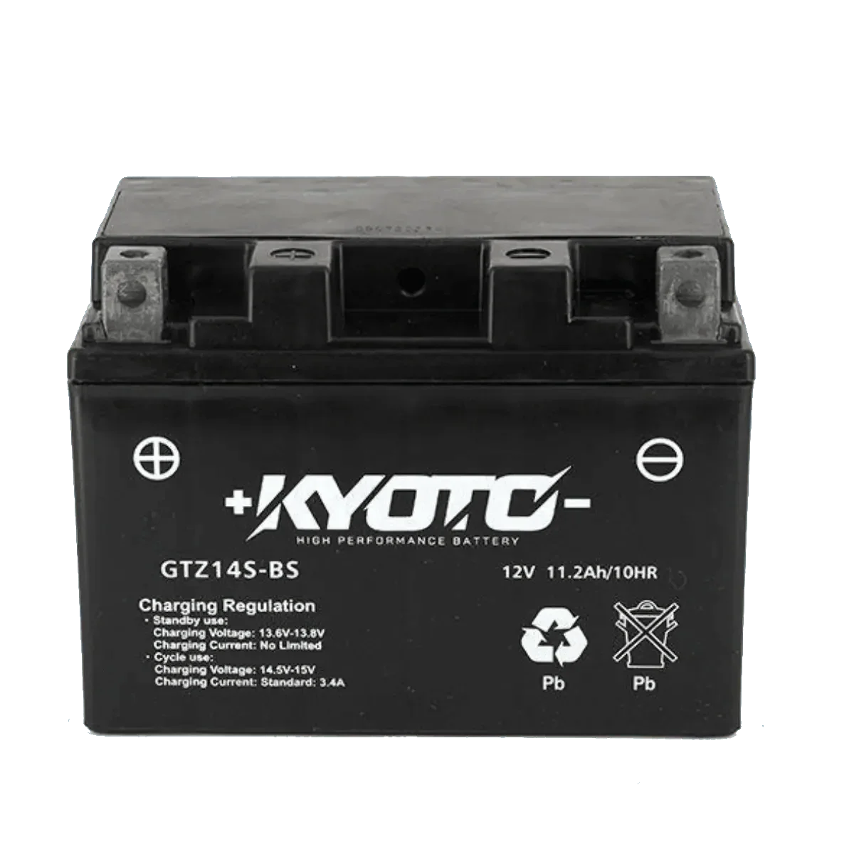 Batterie KYOTO GTZ14S-BS 12V 11.2Ah AGM – vue principale