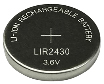 Pile bouton rechargeable Li-Ion LIR 2450 - 3,6V
