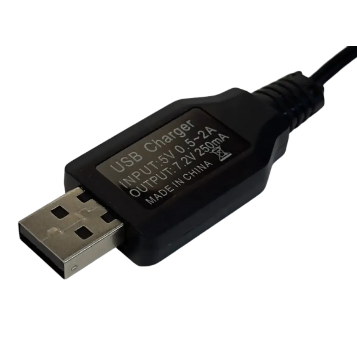 Chargeur USB 7.2V 250mA pour jouets radiocommandés, 2PINS