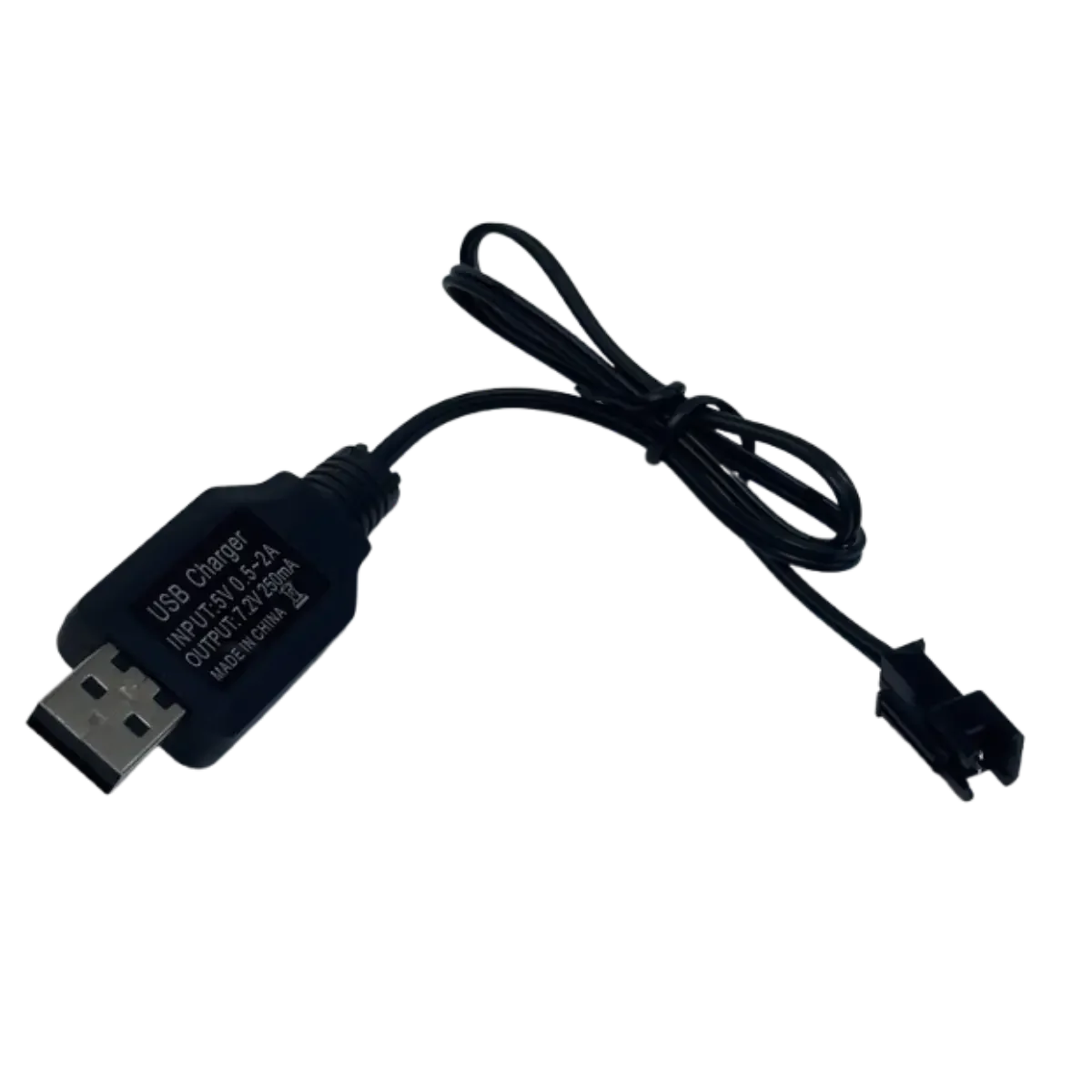 Chargeur USB 7.2V 250mA pour jouets radiocommandés, 2PINS