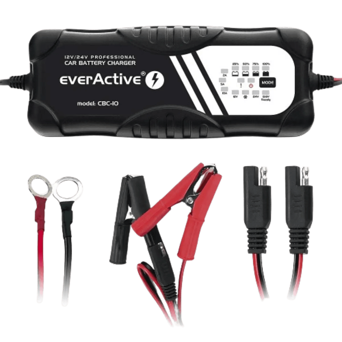 Chargeur intelligent pour batterie Plomb de véhicule 12V et 24V