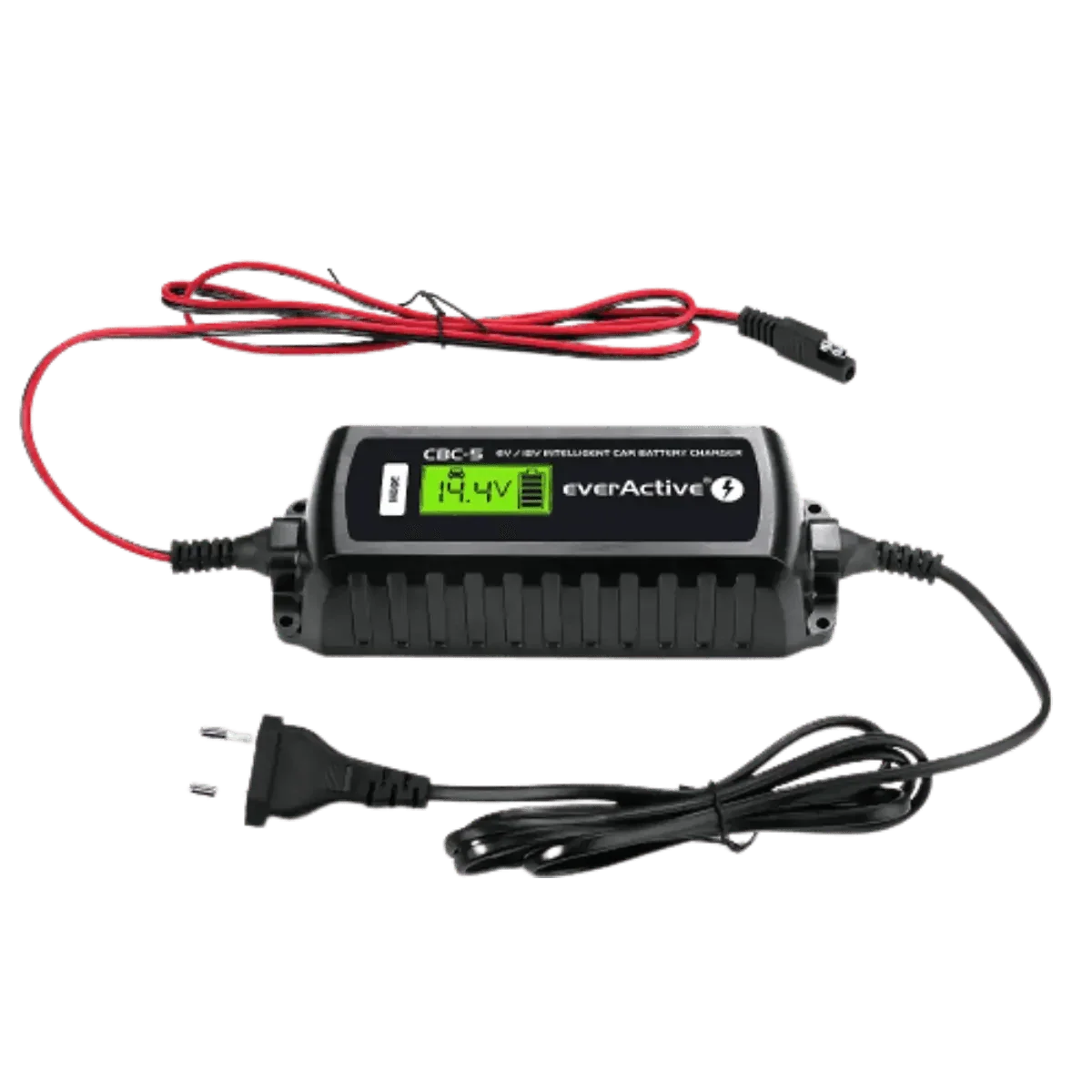 Chargeur intelligent pour batterie de véhicules 6V et 12V avec écran LCD