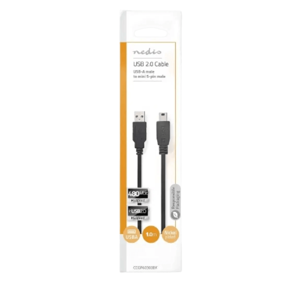 Câble USB vers USB Mini-B 1M