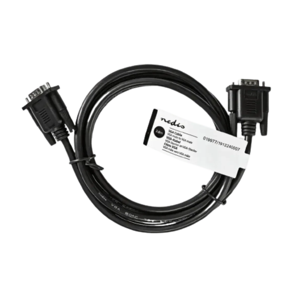 Câble Vidéo VGA Mâle vers VGA Mâle 2M