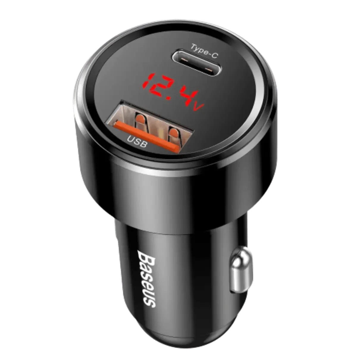 Chargeur allume cigare 12-24V voiture 45W USB et USB-C affichage LED