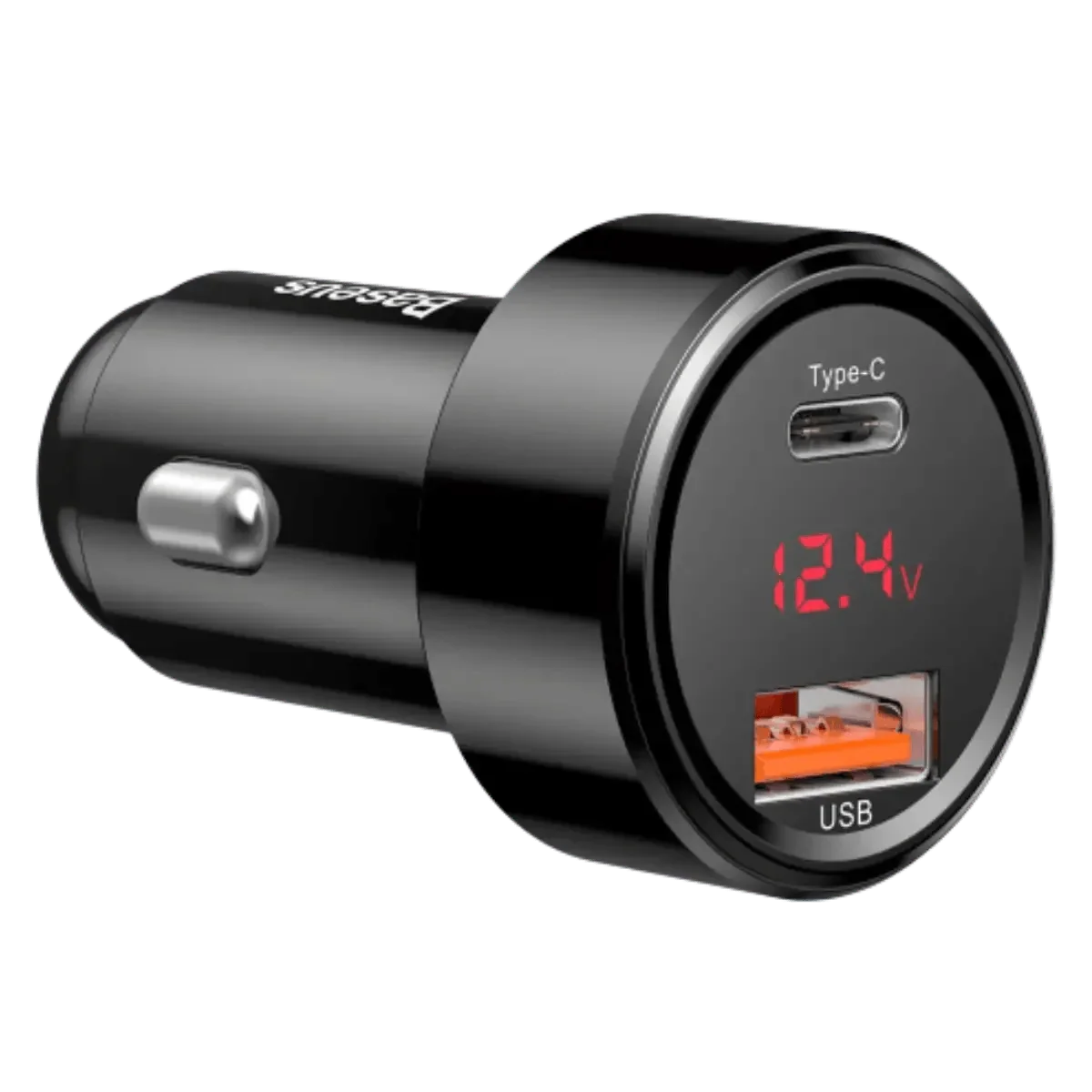 Chargeur allume cigare 12-24V voiture 45W USB et USB-C affichage LED