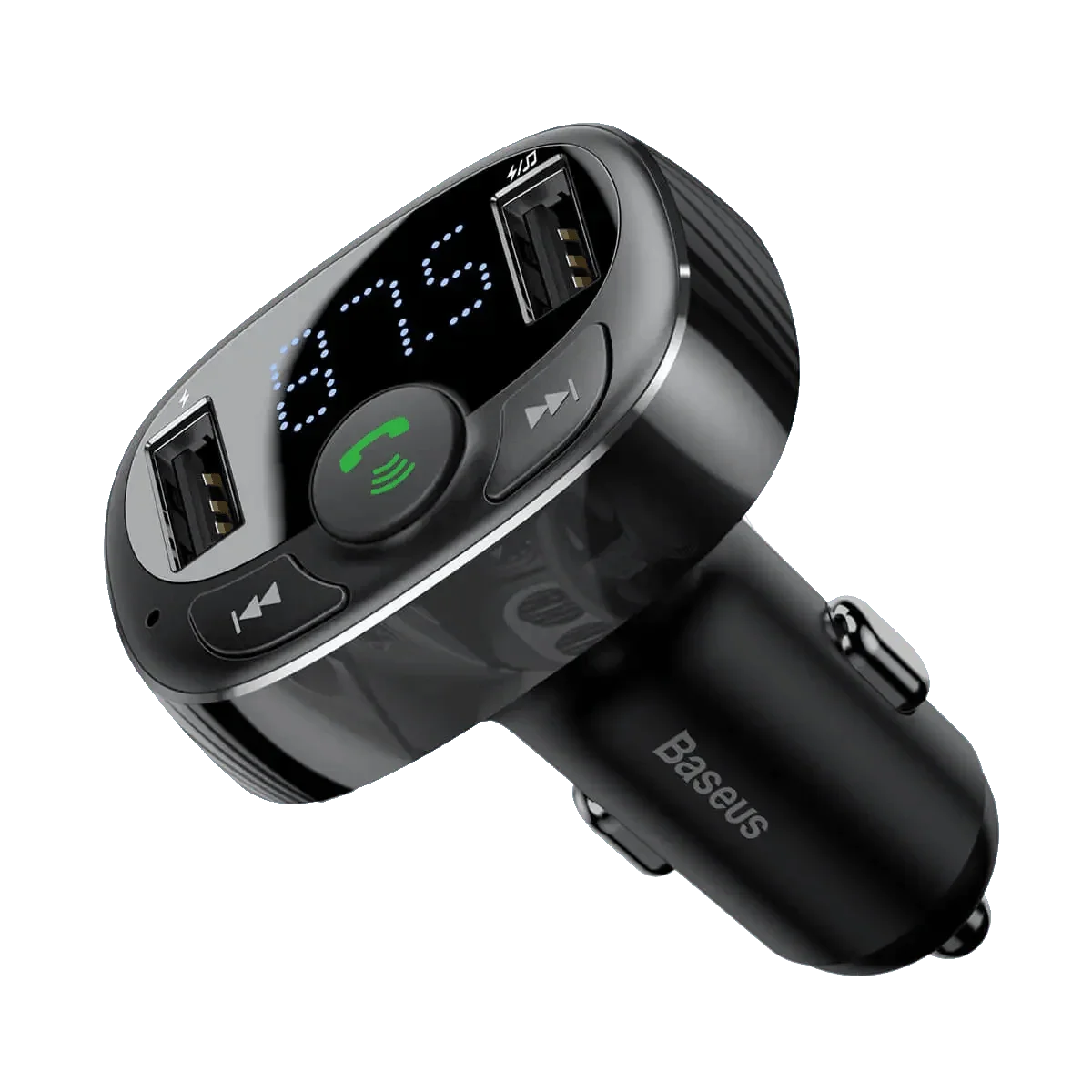 Chargeur USB et transmetteur FM allume cigare