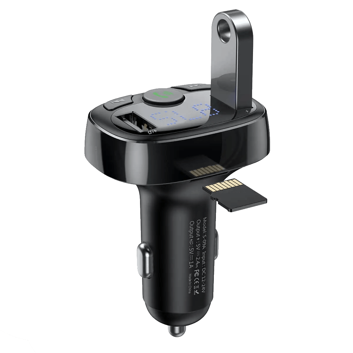 Chargeur USB et transmetteur FM allume cigare