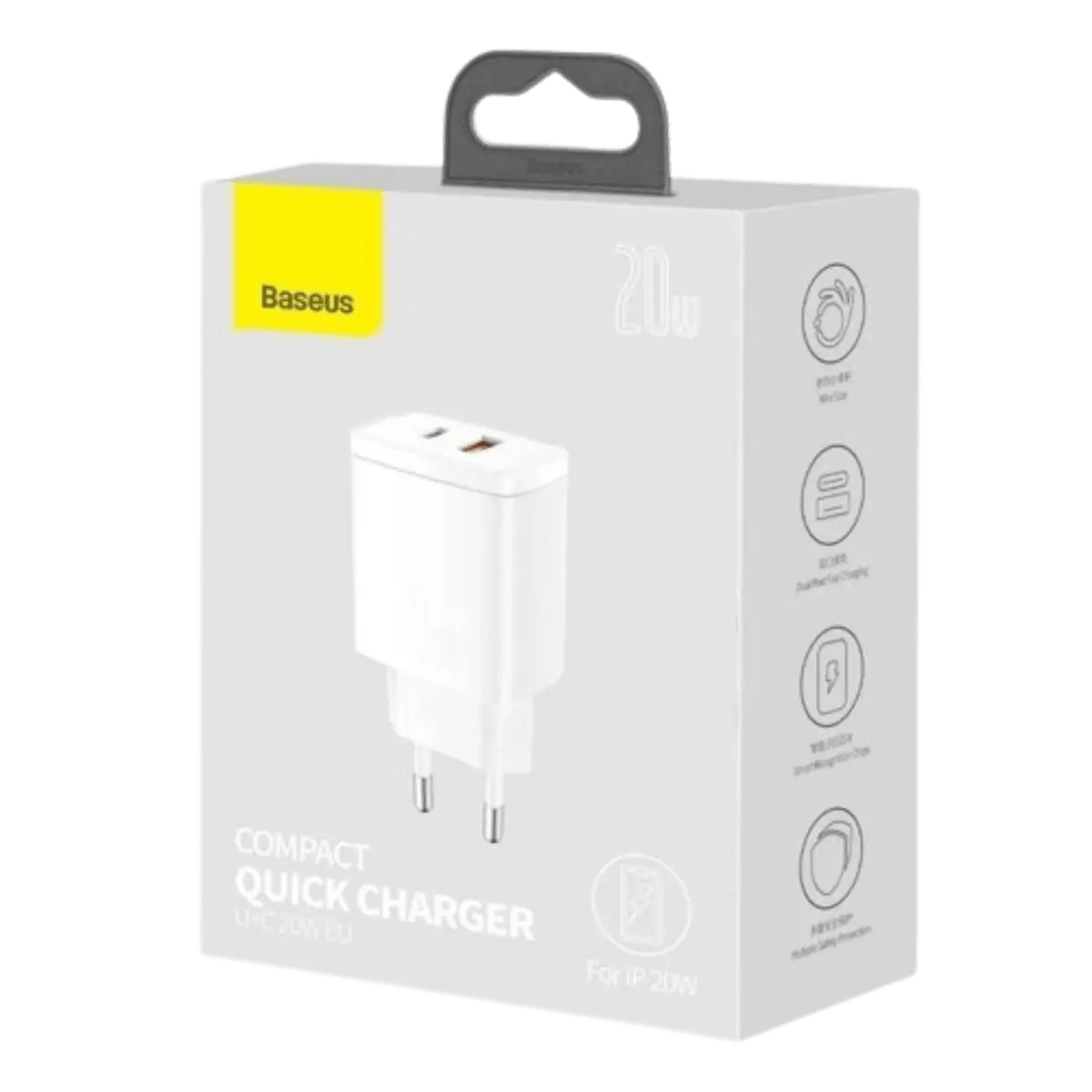 Chargeur Rapide Téléphone Mobile Usb et Usb-c 20w