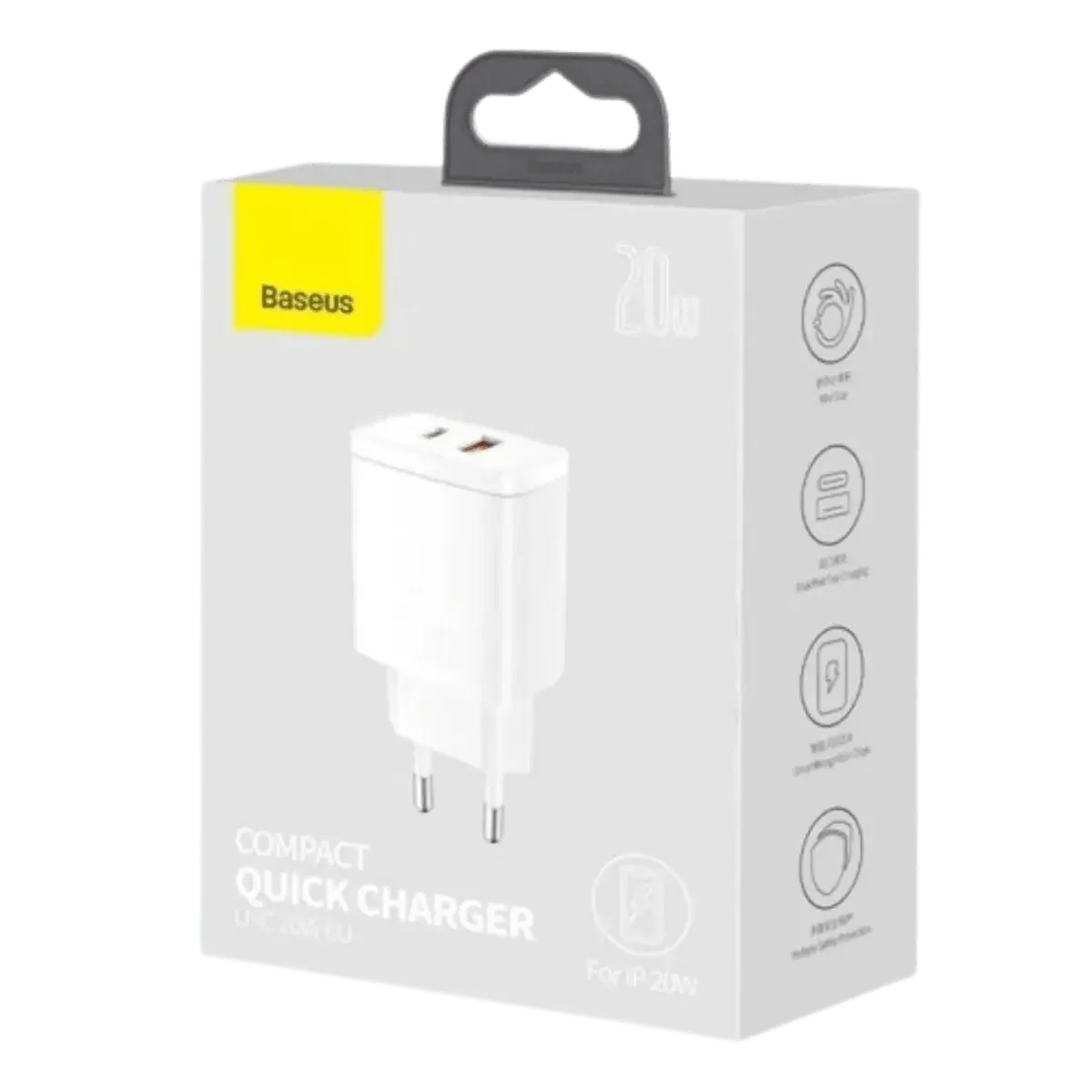 Chargeur Rapide Téléphone Mobile Usb et Usb-c 20w
