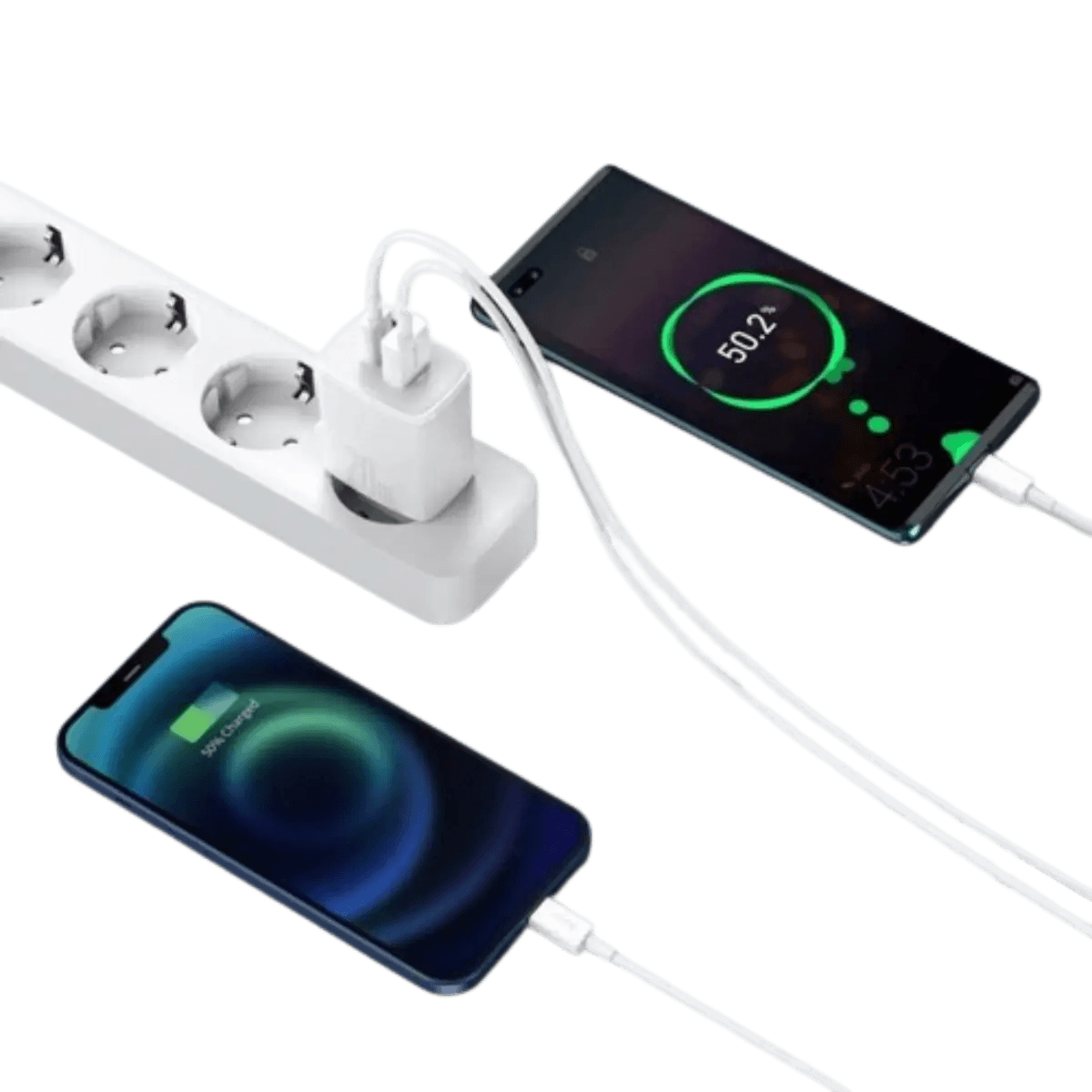 Chargeur Rapide Téléphone Mobile Usb et Usb-c 20w