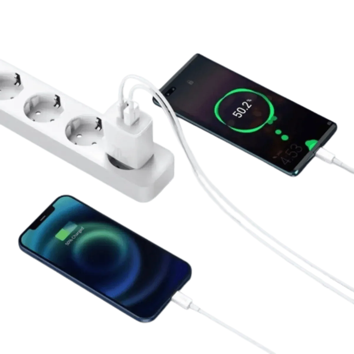 Chargeur Rapide Téléphone Mobile Usb et Usb-c 20w