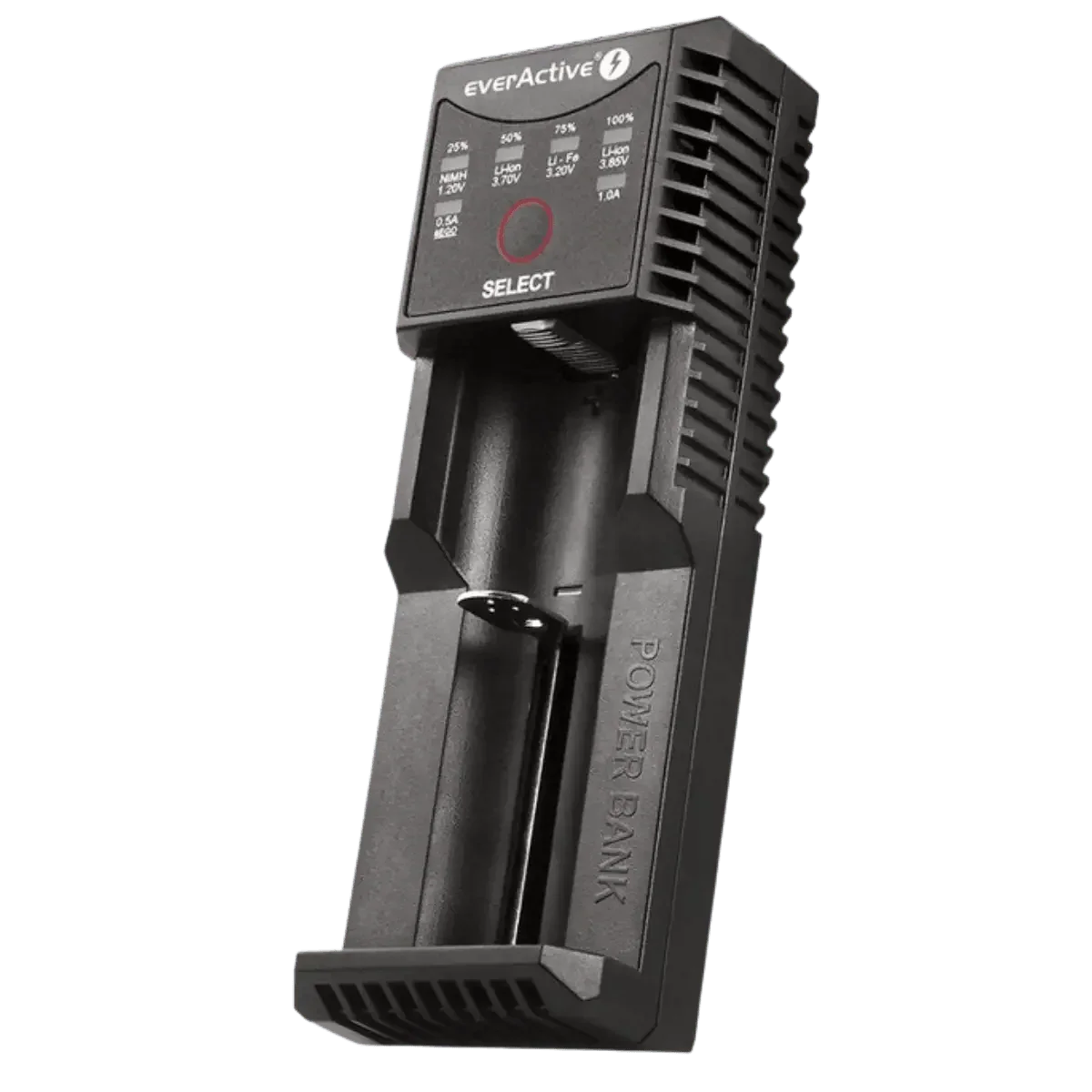 Chargeur pour 1 batterie, Li-Ion, LiFePO4 et Ni-MH