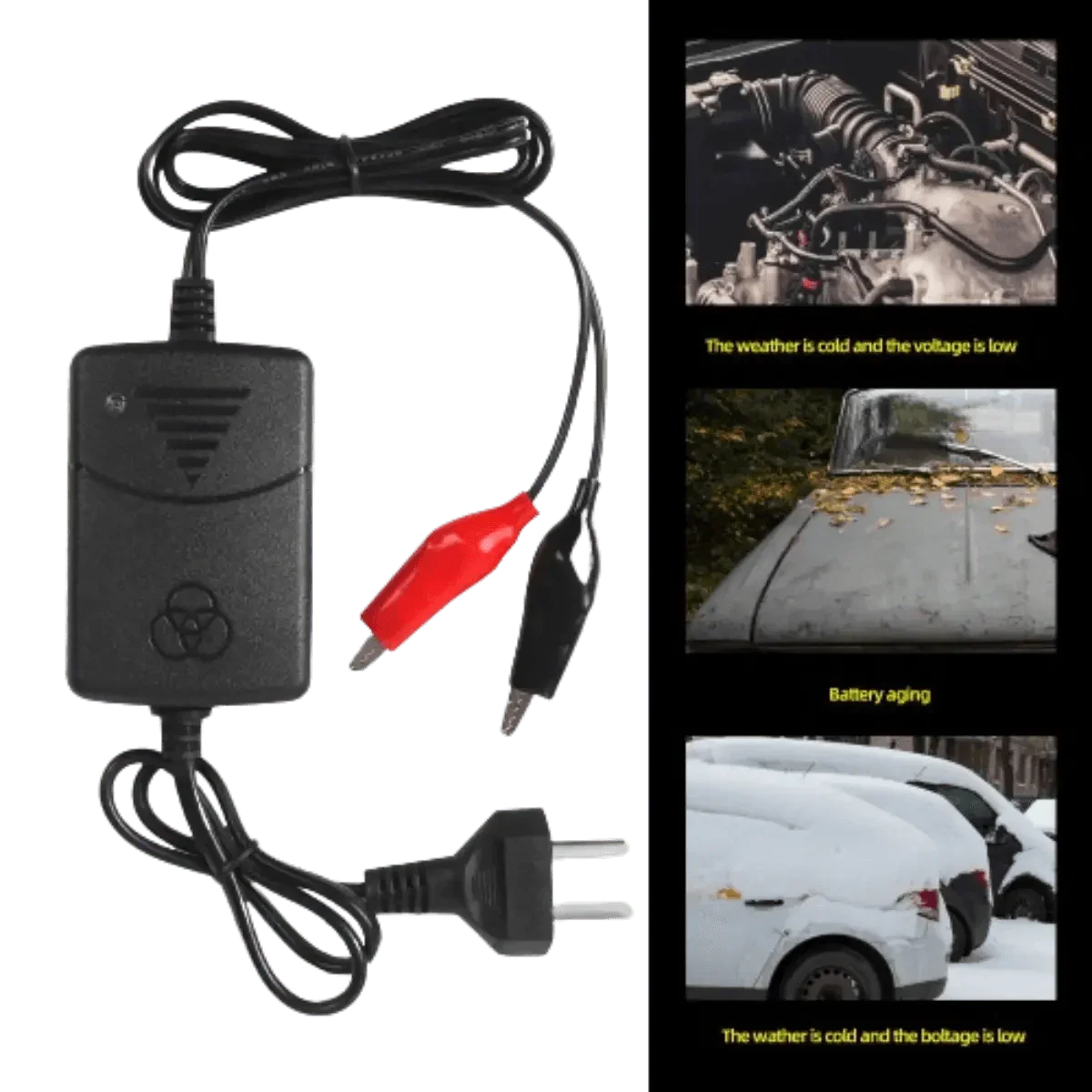 Chargeur de batterie au plomb 12V 1.3A