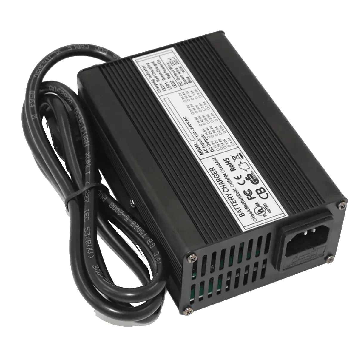 Chargeur de batterie PLOMB ACID 24V - 5A avec ventilateur de refroidissement