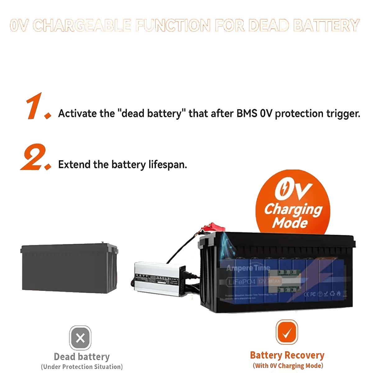 Chargeur LiFePo4 12V 20A